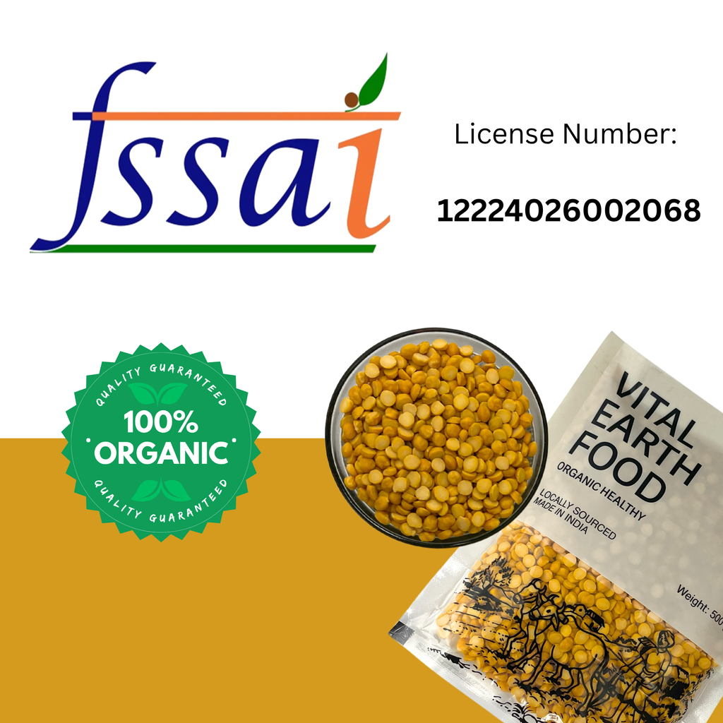 Organic Chana Dal 500g